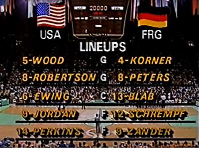 1984 Olympic Basketball Lineup